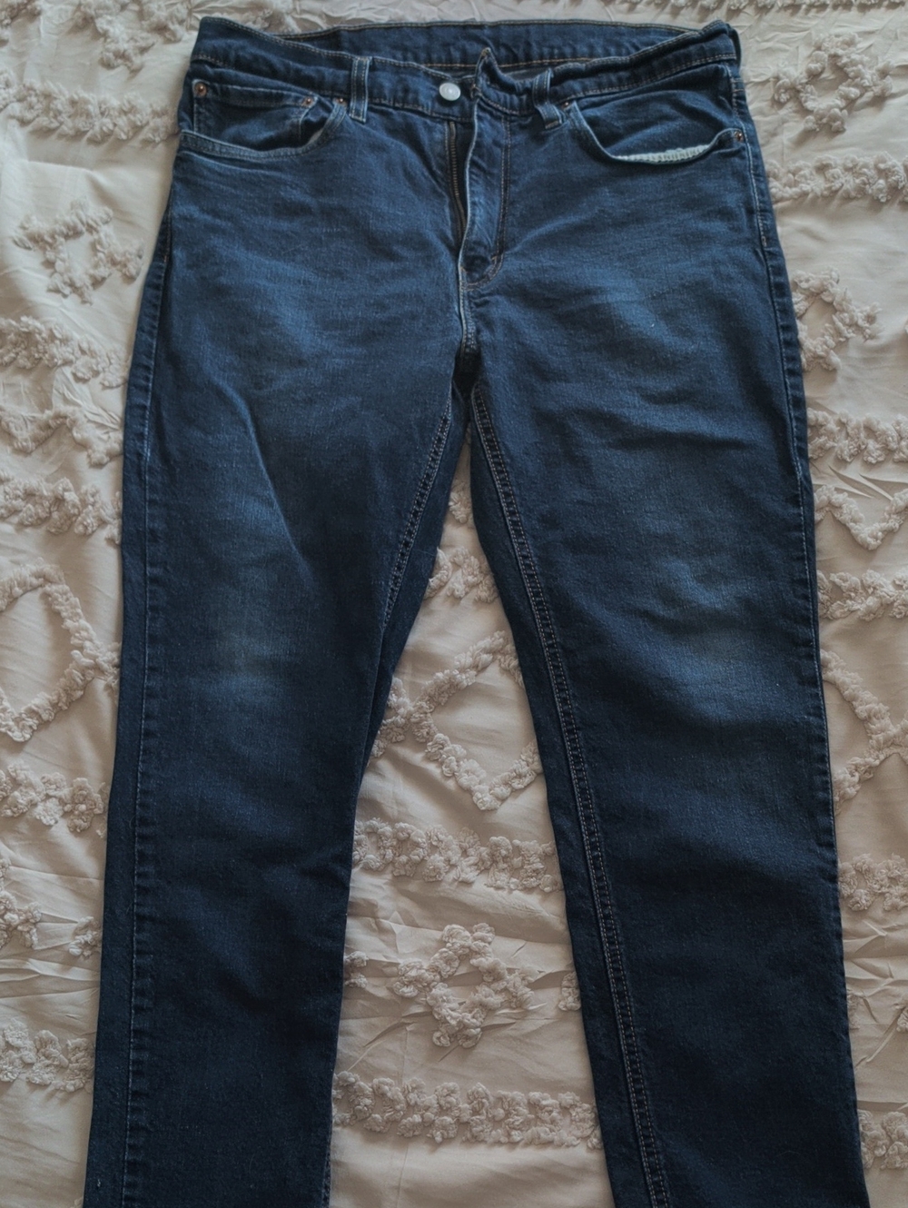 Levi's Men's Dark Blue Slim Straight Jeans